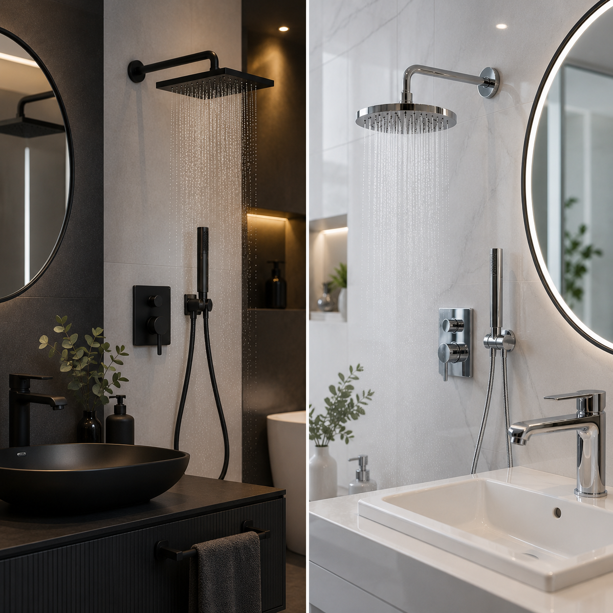 Matte Black vs Chrome: Which Bathroom Finish Is Trending in 2026?