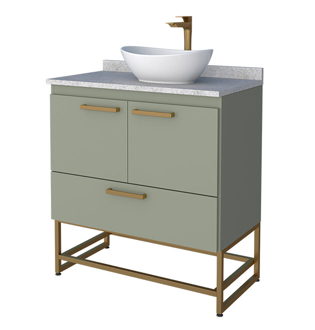 Suez Bathroom Vanity Freestanding With Granite And Bali Basin