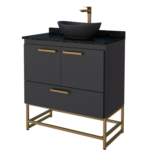 Suez Bathroom Vanity Freestanding With Granite And Bali Basin