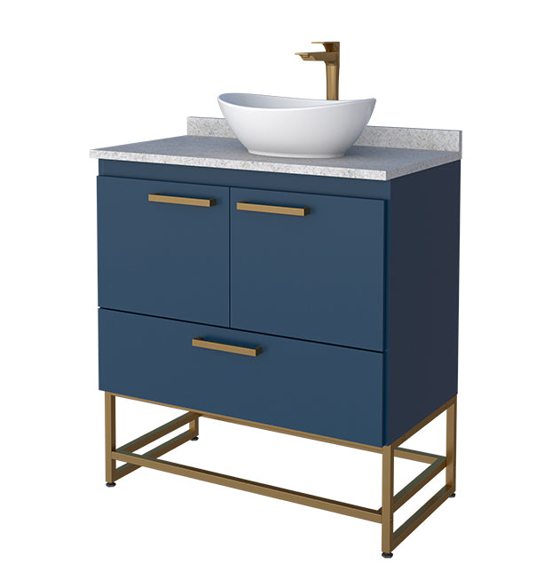 Suez Bathroom Vanity Freestanding With Granite And Bali Basin