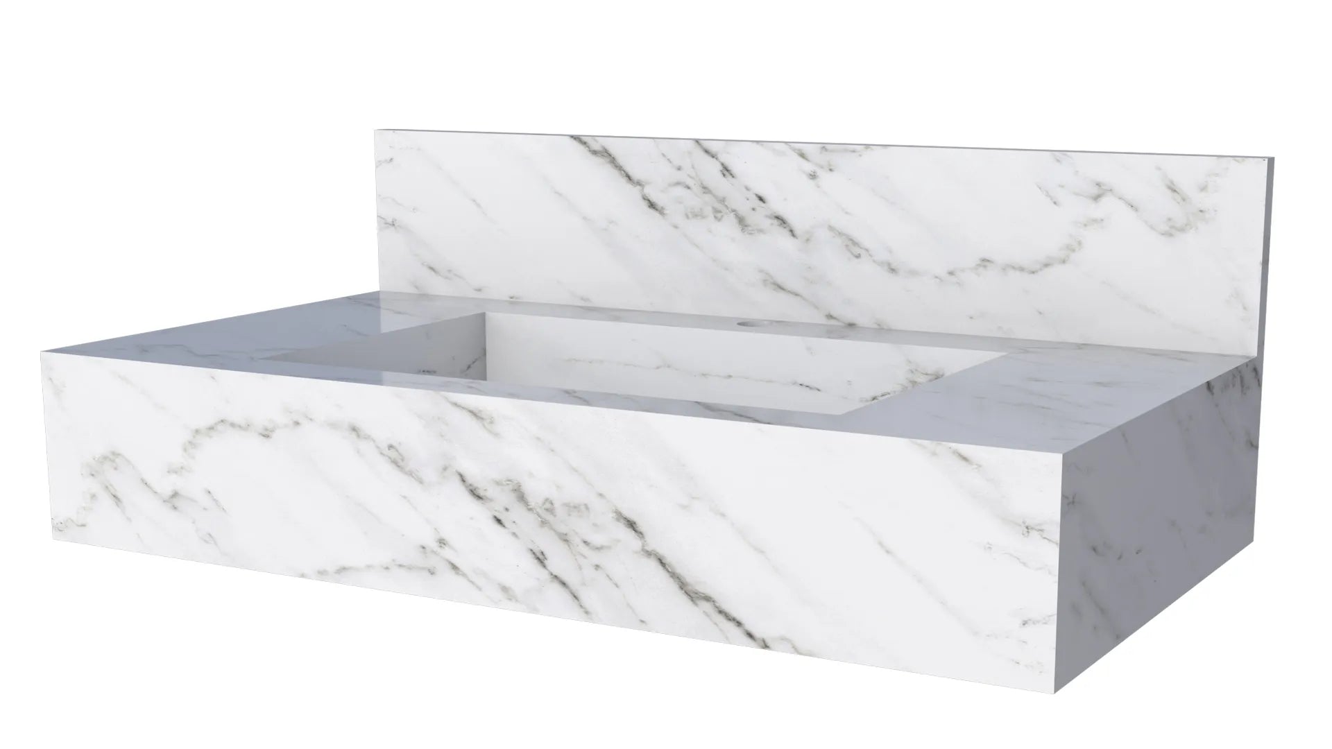 Bergamo 80cm Porcelain Sink Countertop