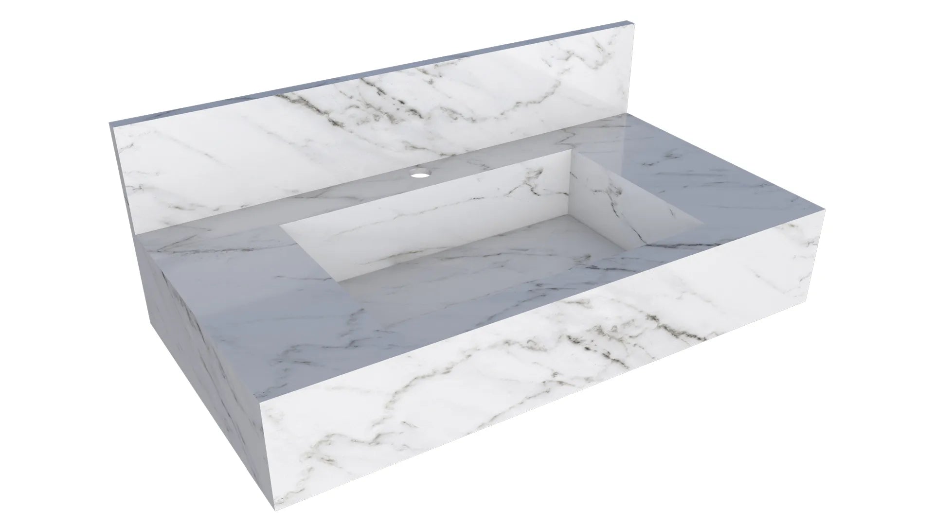 Bergamo 80cm Porcelain Sink Countertop