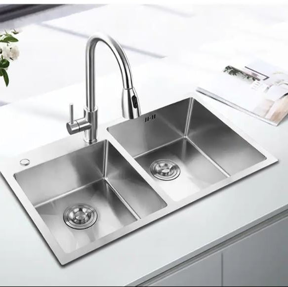 Sillago Obdulia Double Bowl Kitchen Sink