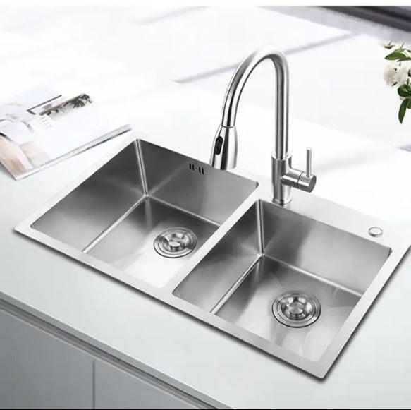Sillago Obdulia Double Bowl Kitchen Sink