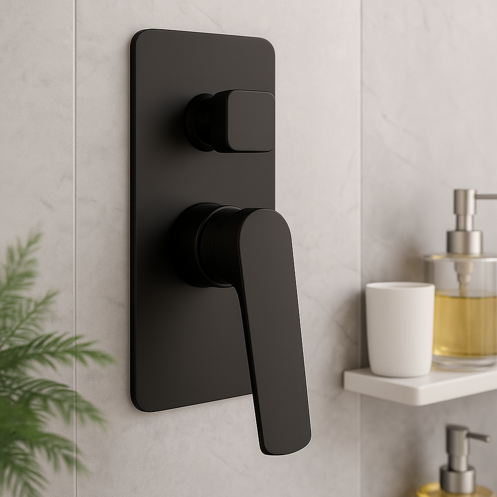 Fabro Shower Mixer With Diverter Brass