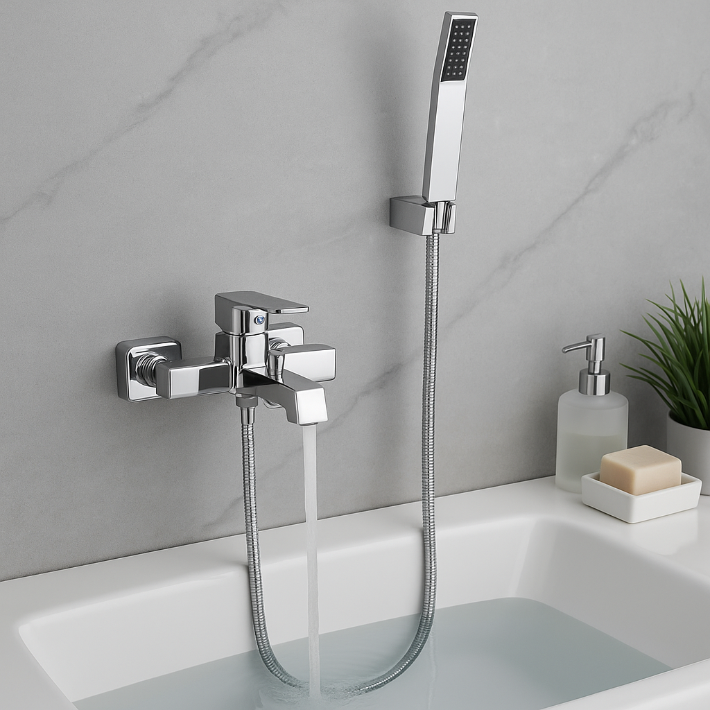 Devario Swarovski Bath Mixer With Hand Shower