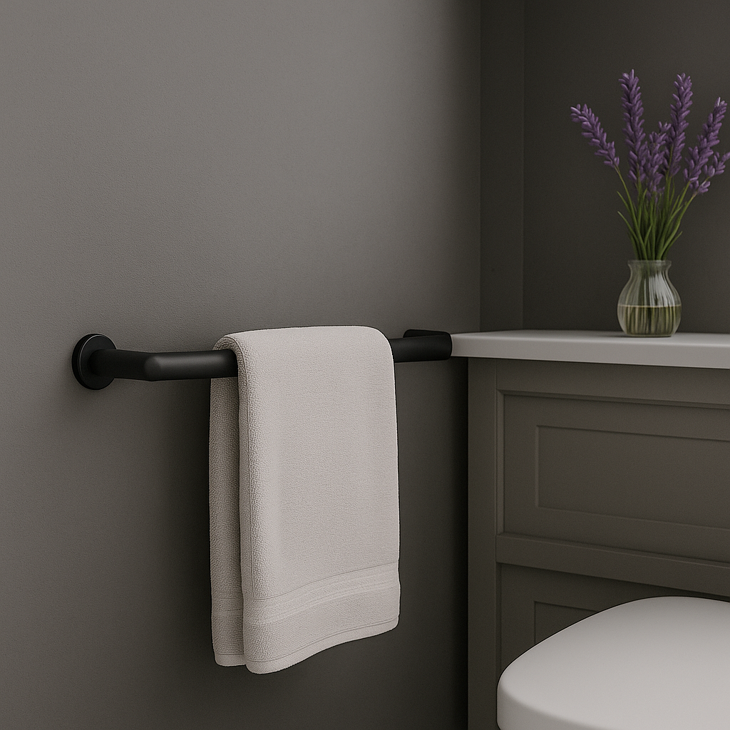 Devario Premio Double Towel Rail Round