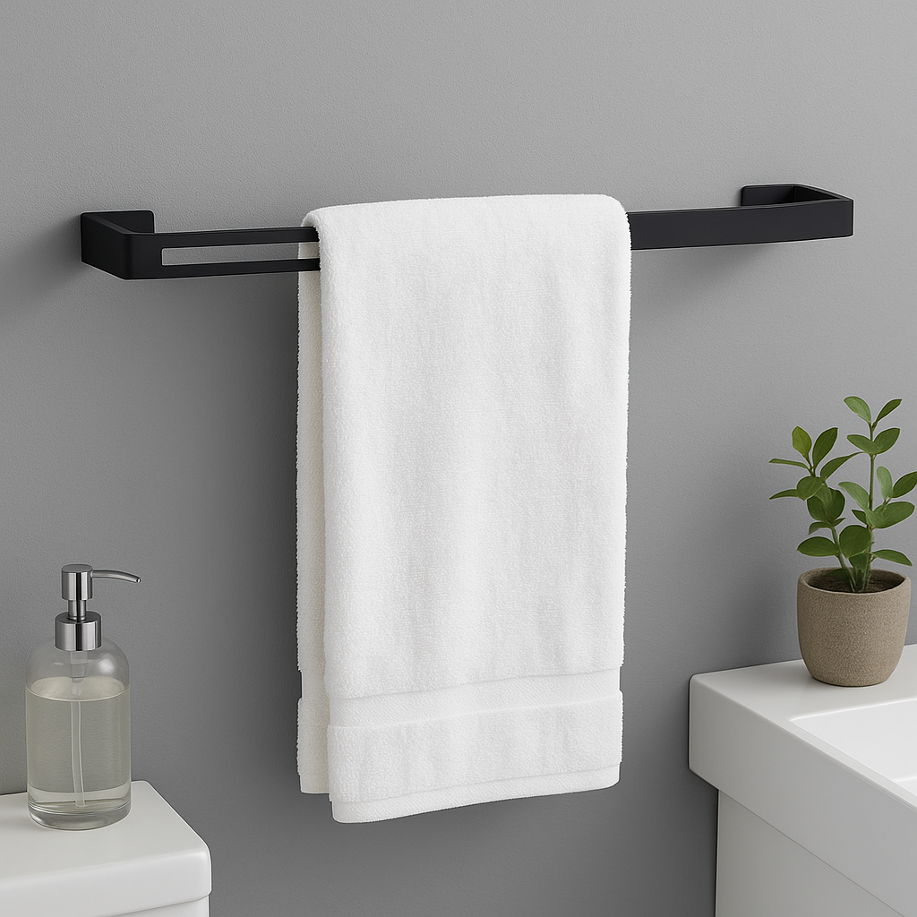 Devario Premio Single Towel Rail Square -60cm