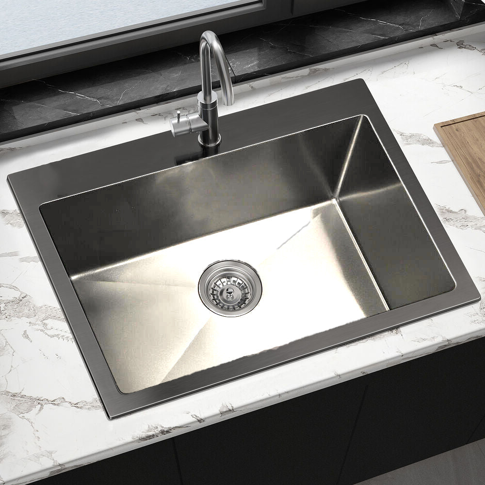 Quinn Large Bowl Glass Kitchen Sink