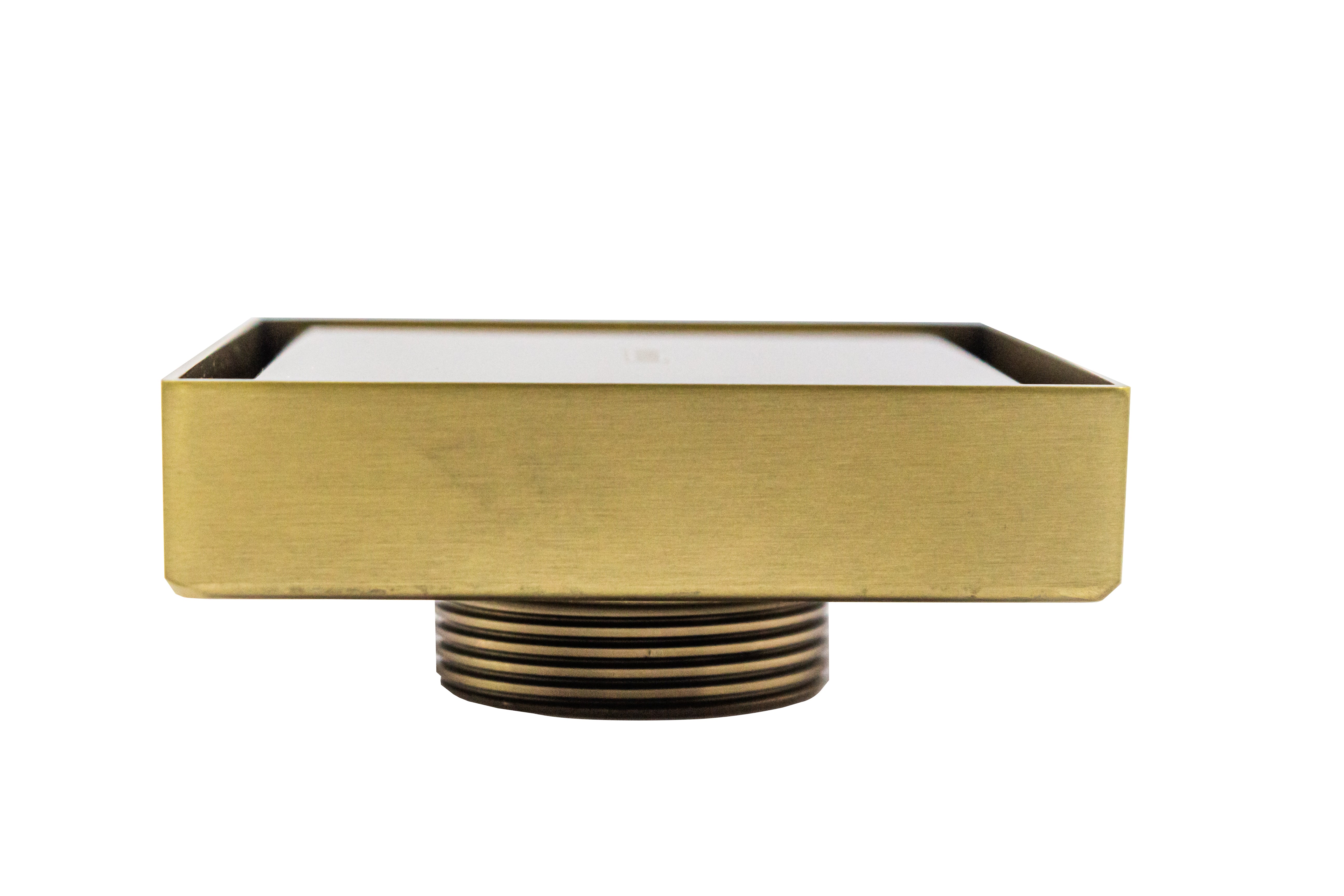 Devario Premio Shower Channel Solid Plate (Square) -10CM