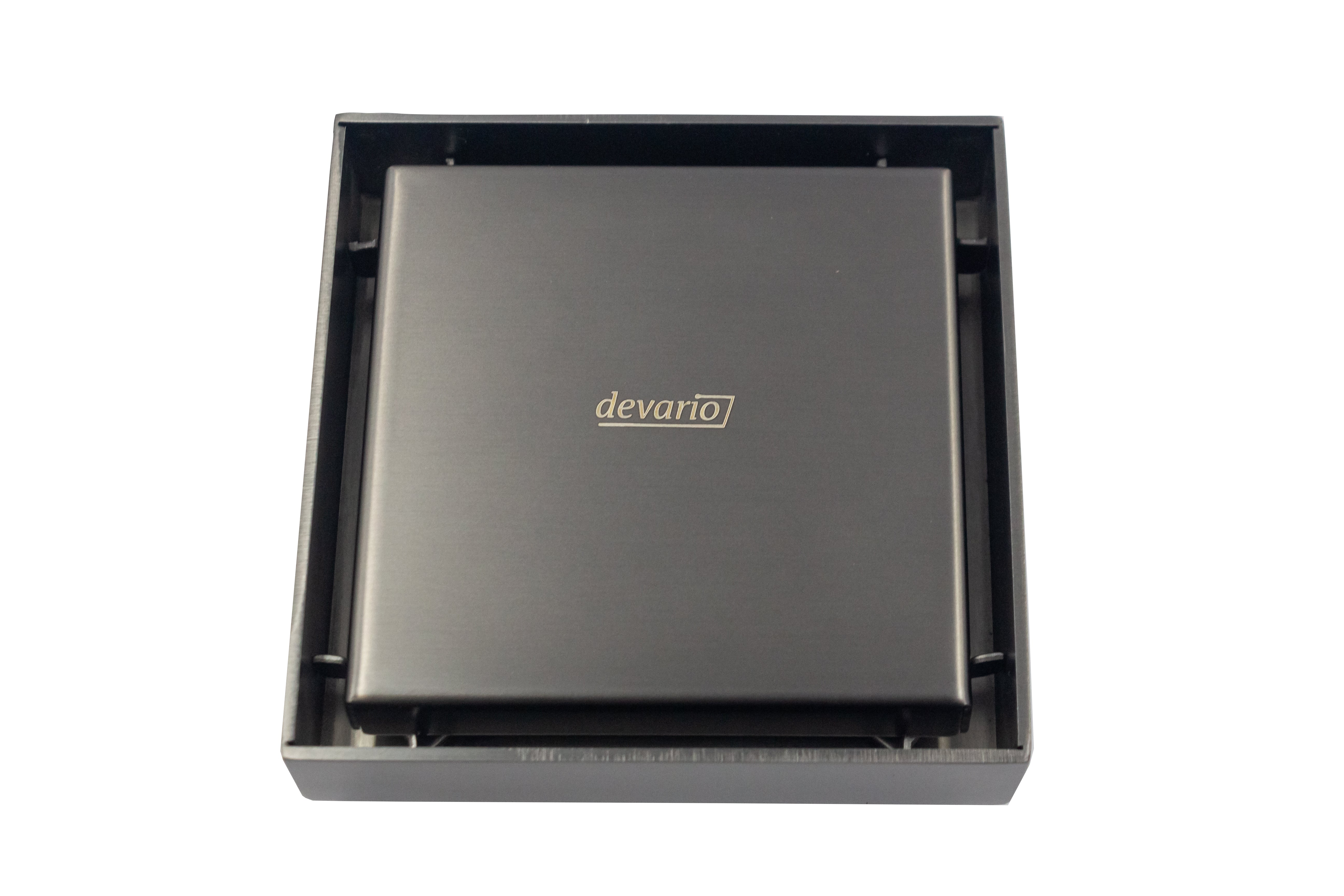 Devario Premio Shower Channel Solid Plate (Square) -10CM