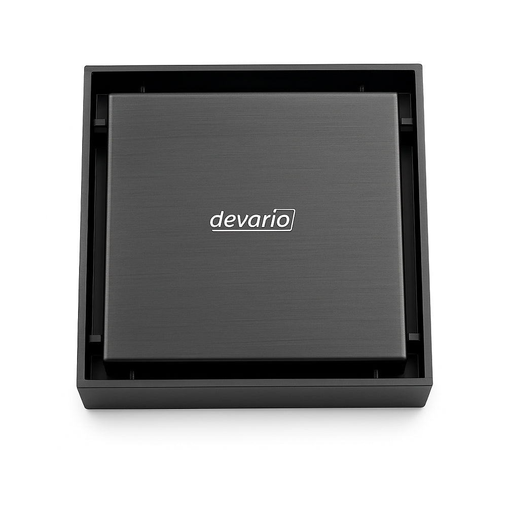 Devario Premio Shower Channel Solid Plate (Square) -10CM