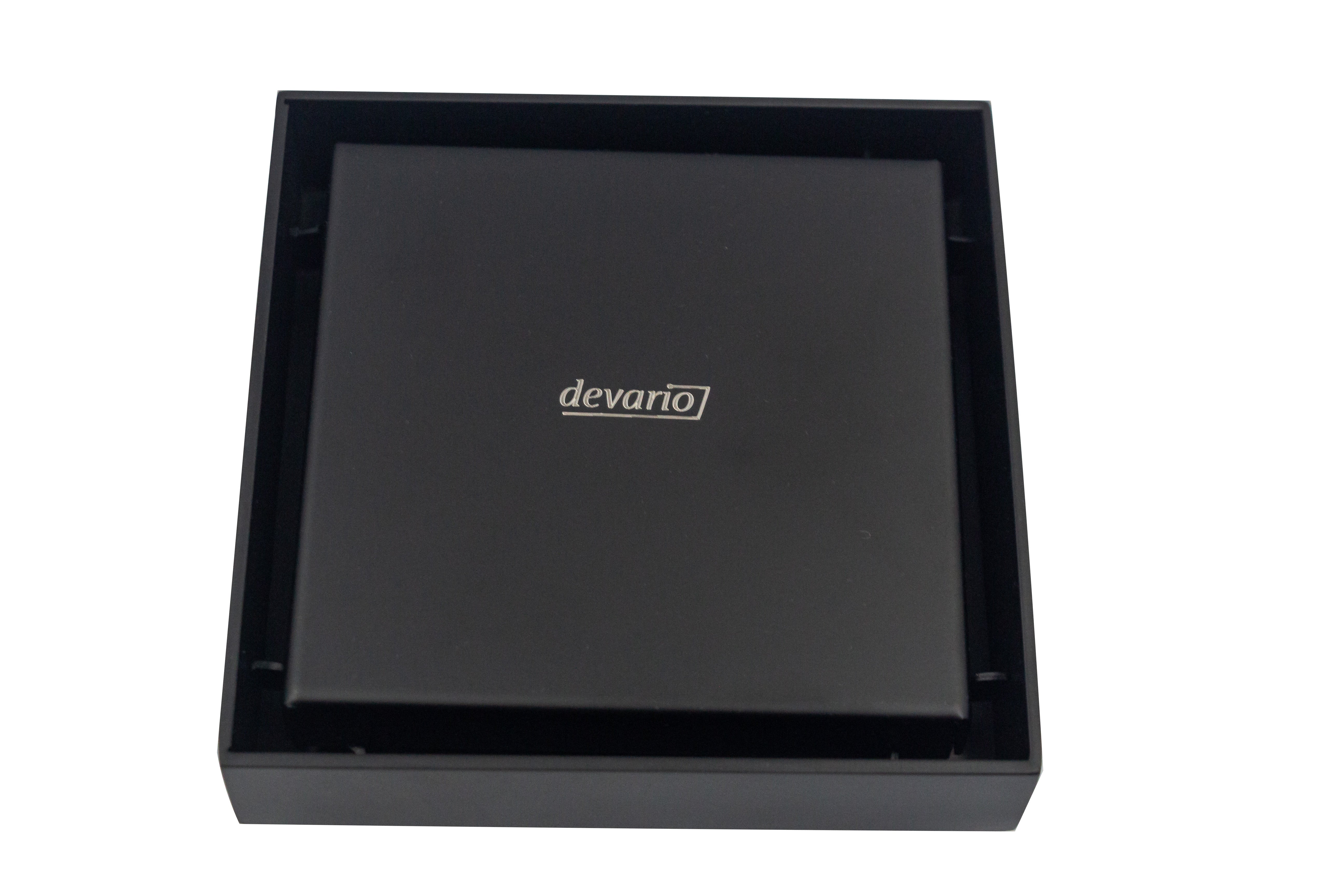 Devario Premio Shower Channel Solid Plate (Square) -10CM