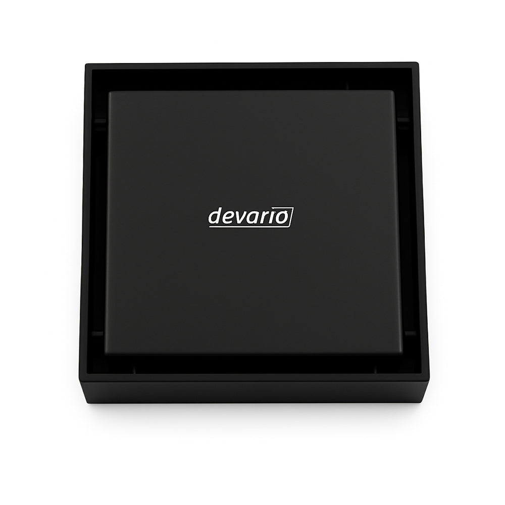 Devario Premio Shower Channel Solid Plate (Square) -10CM