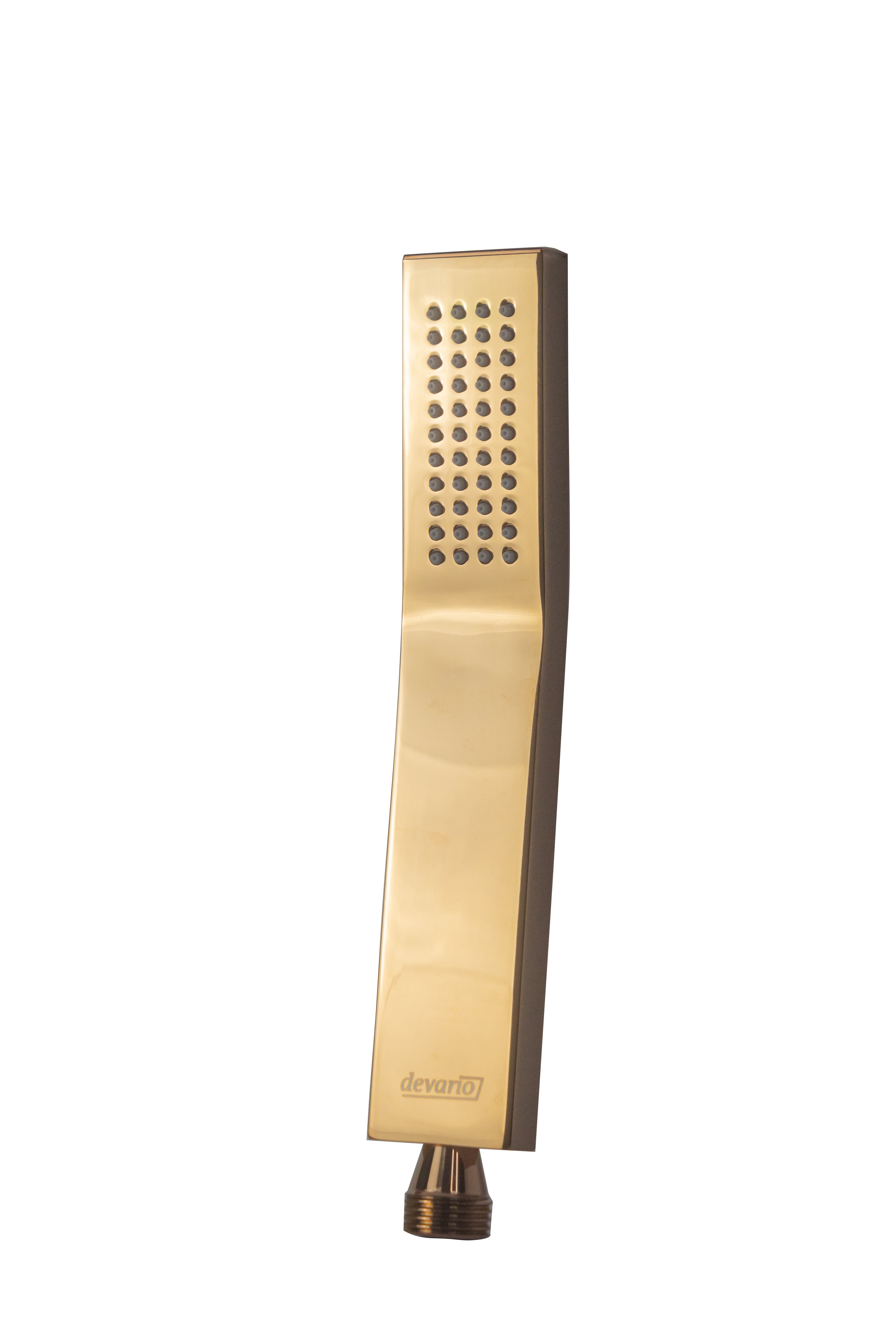 Devario Premio Hand Shower Square Curved Brass