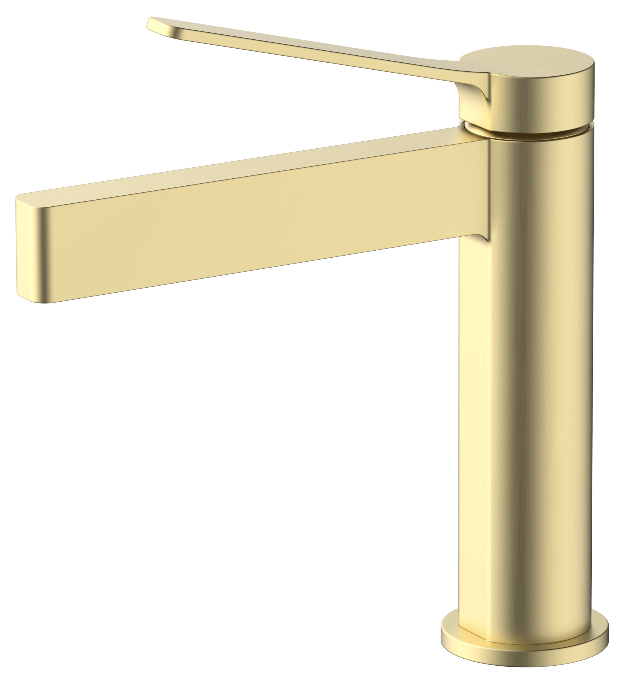 Novara Basin Mixer Brass