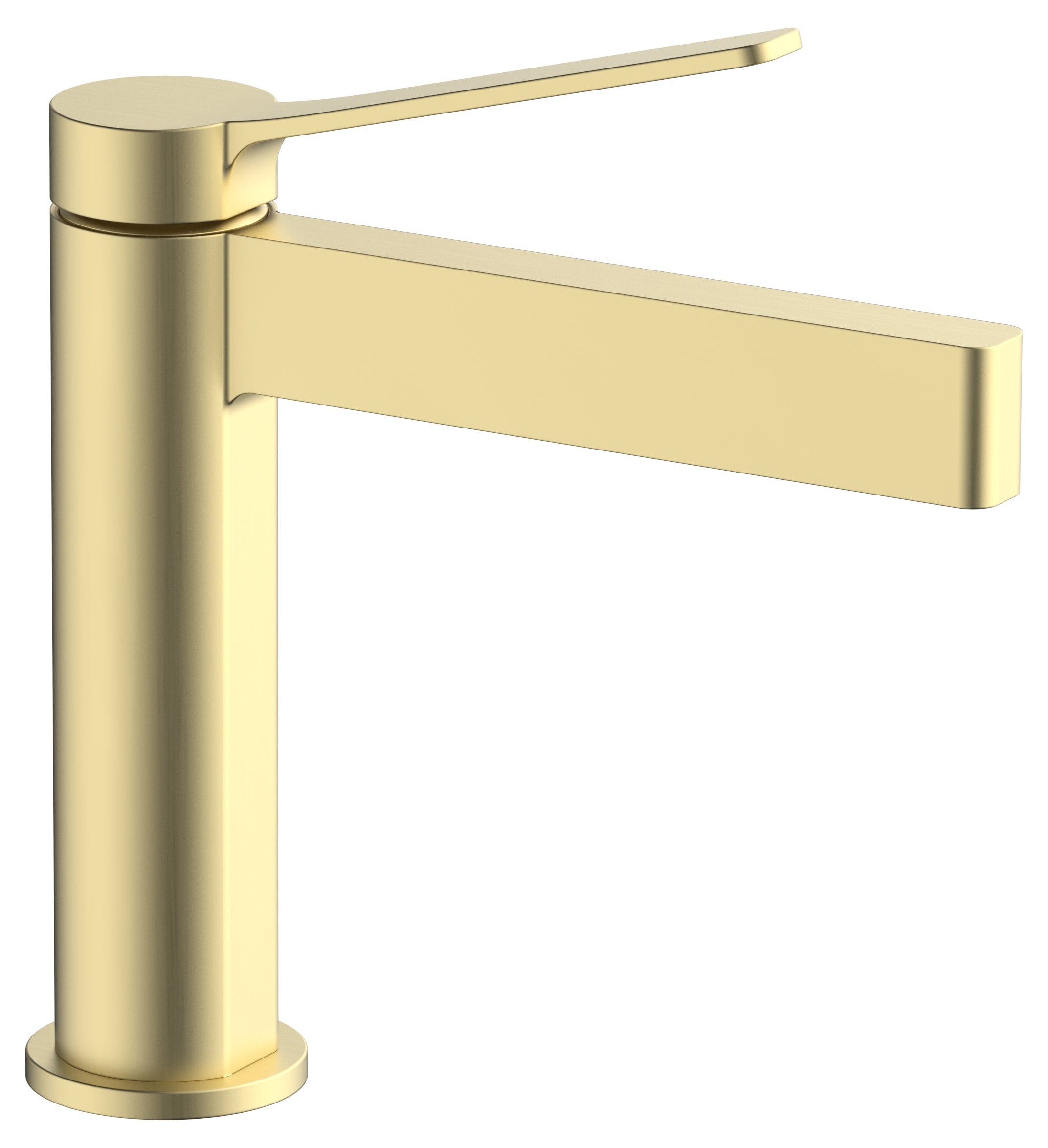 Novara Basin Mixer Brass