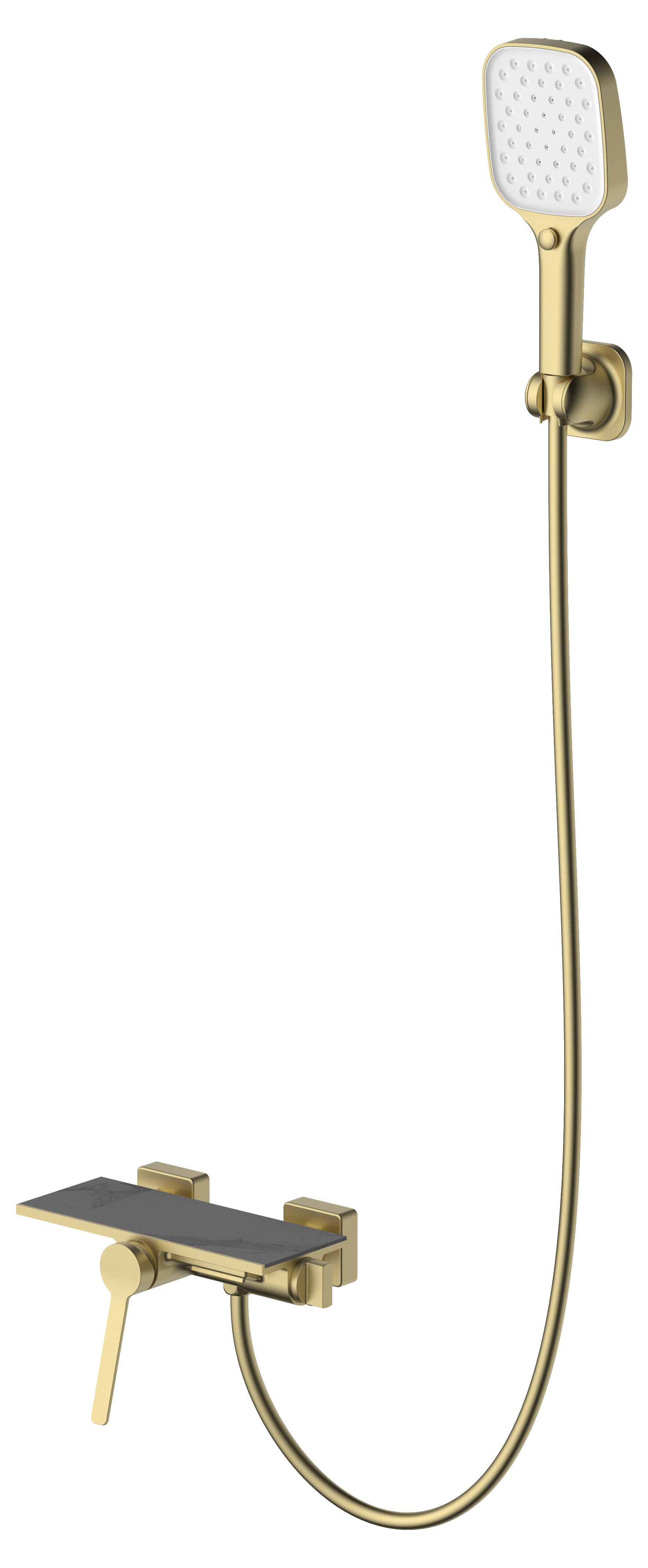 Novara Bath-Shower Mixer Brass