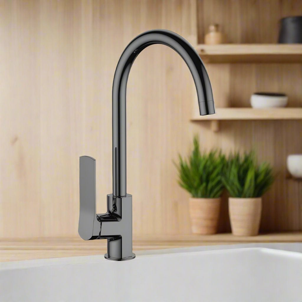 Verona Kitchen Mixer Deck Brass