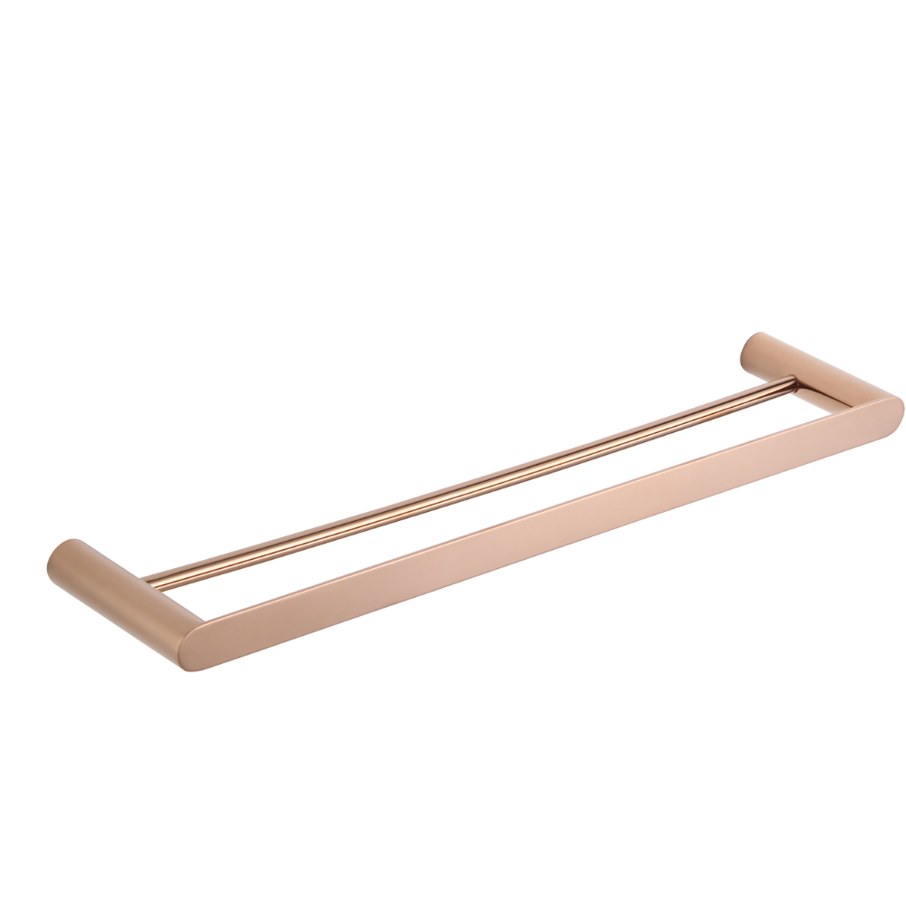 Devario Premio Double Towel Rail Round