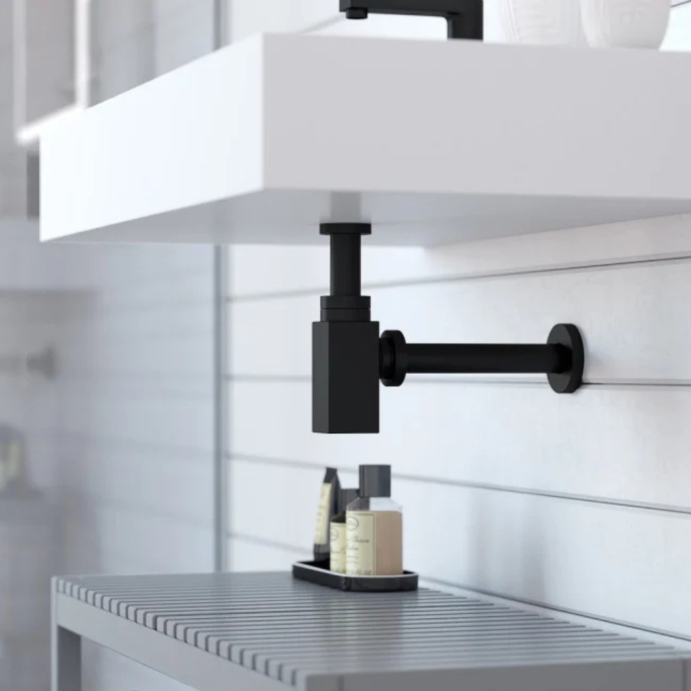 Devario Premio Bottle Trap Square Brass