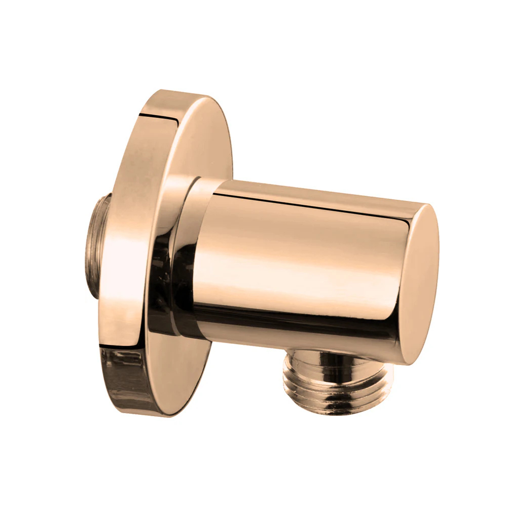 Devario Premio Shower Outlet Elbow Round Brass