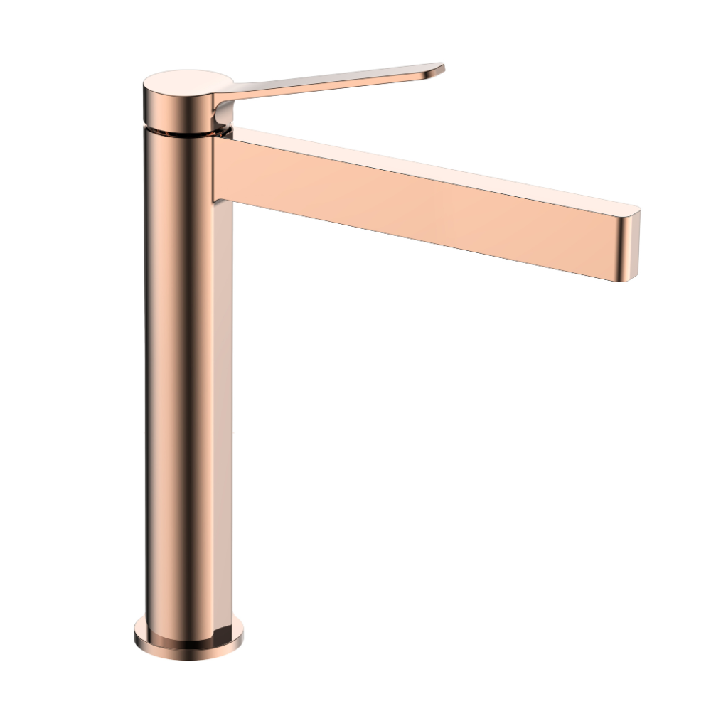 Novara Tall Basin Mixer Brass