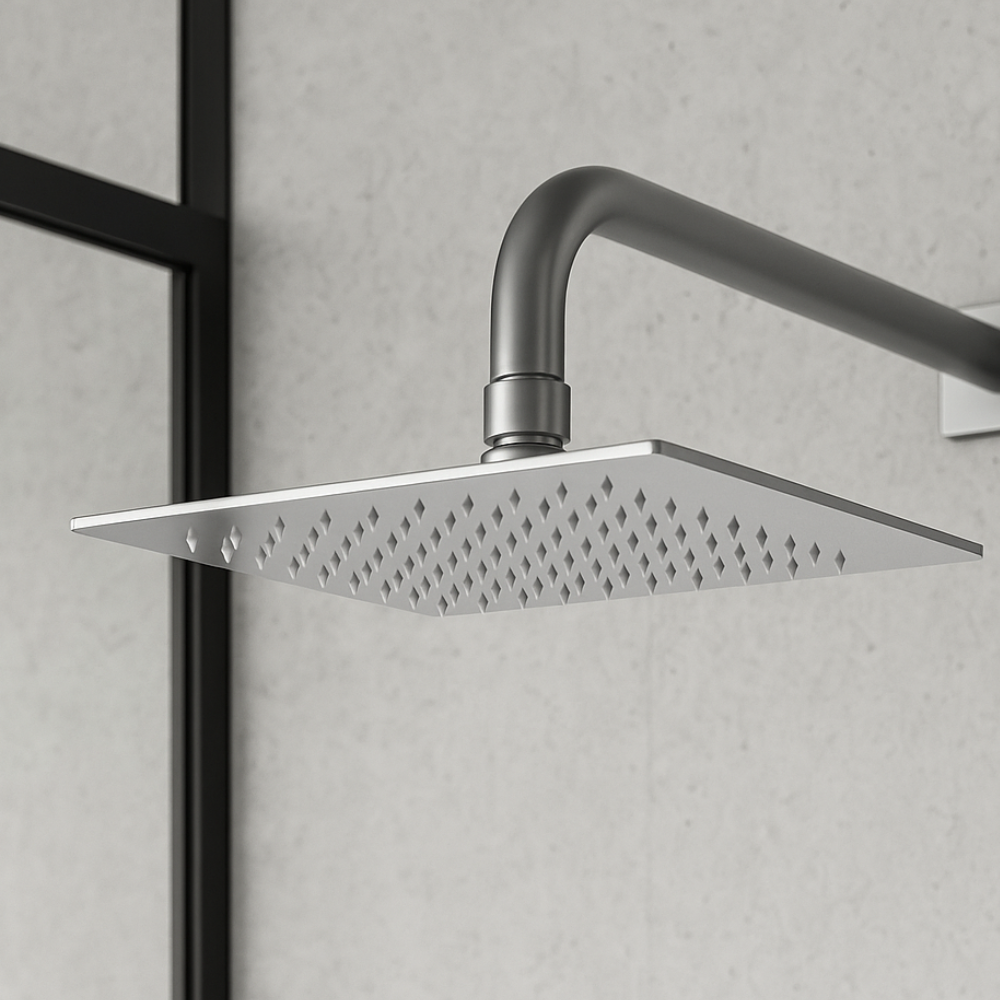 Devario Dido Rain Fall Shower Head Square -15cm