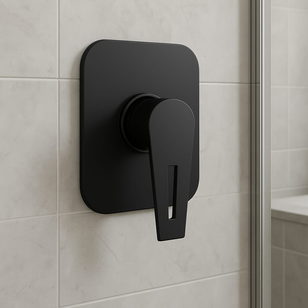 Calabria Shower Mixer - Matt Black