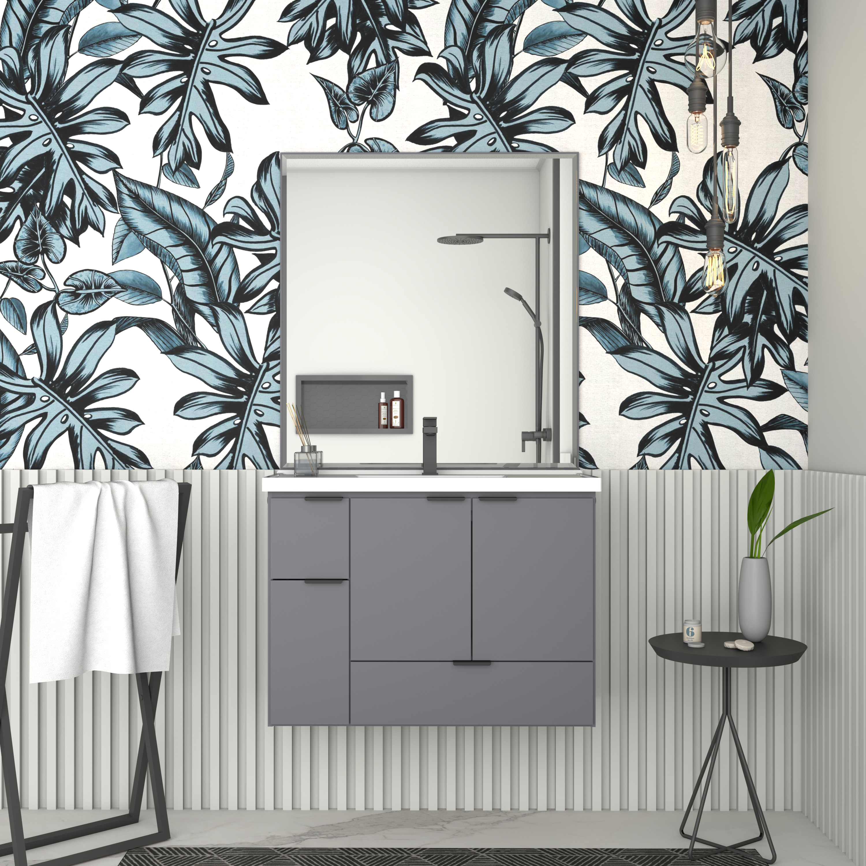 Orquidea Bathroom Vanity -80 cm