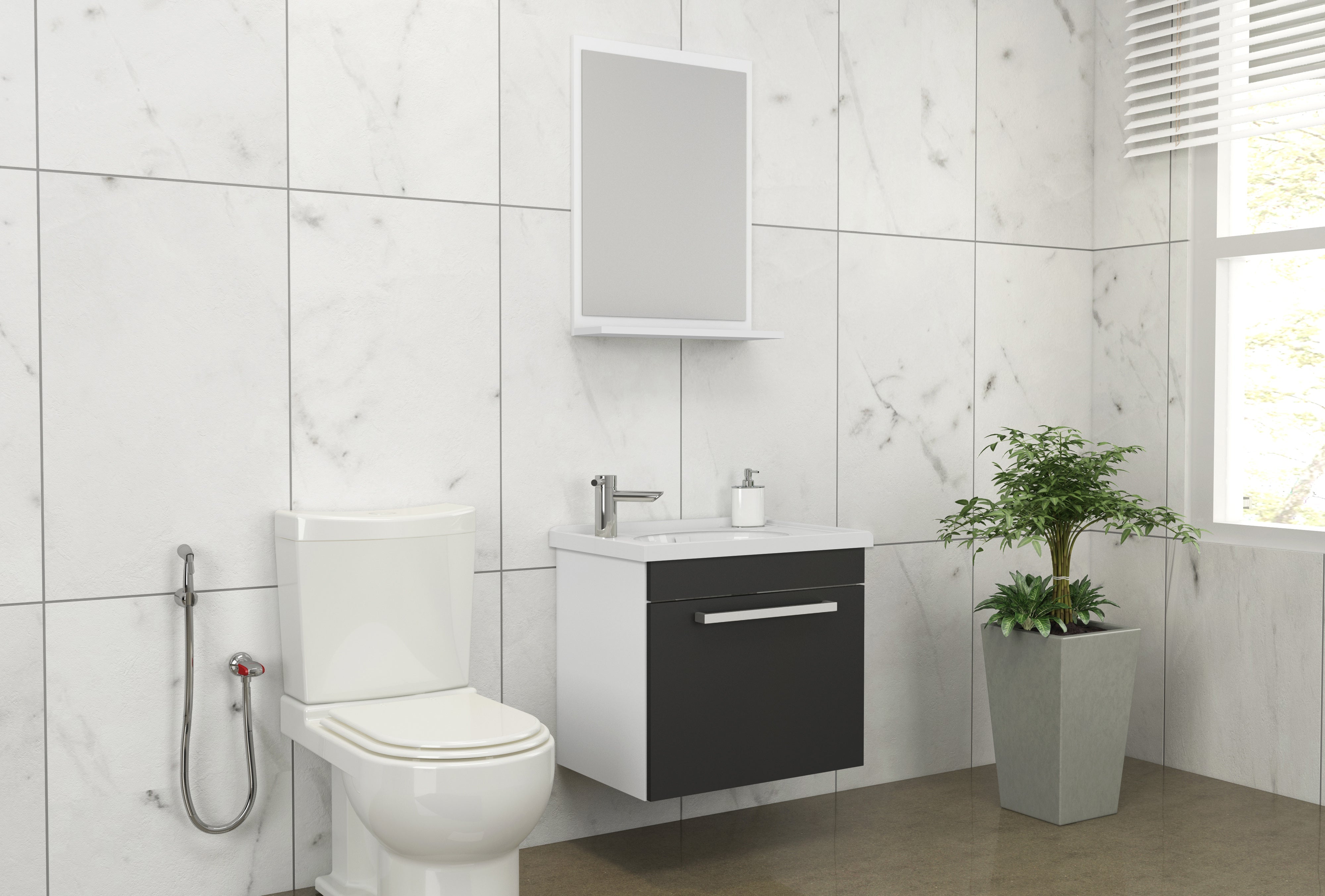 Agata Bathroom Wooden Kit