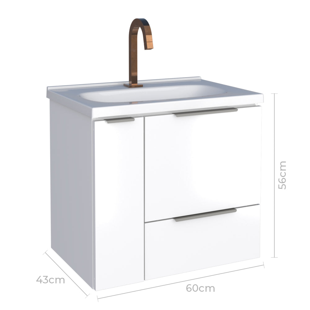 Caqui Steel bathroom Vanity
