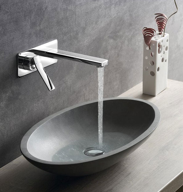 Verona Wall Basin Mixer With Spout Premio
