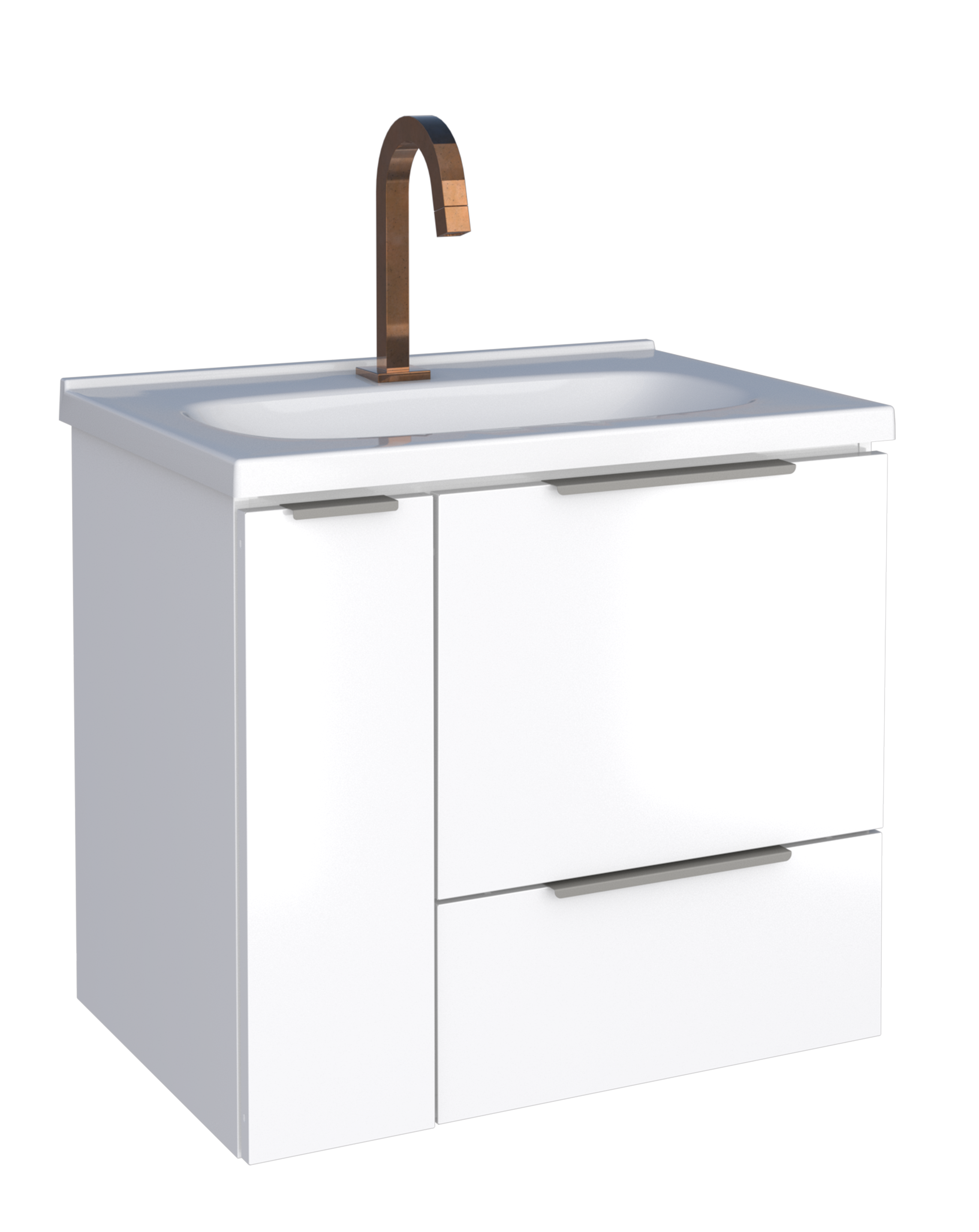 Caqui Steel bathroom Vanity