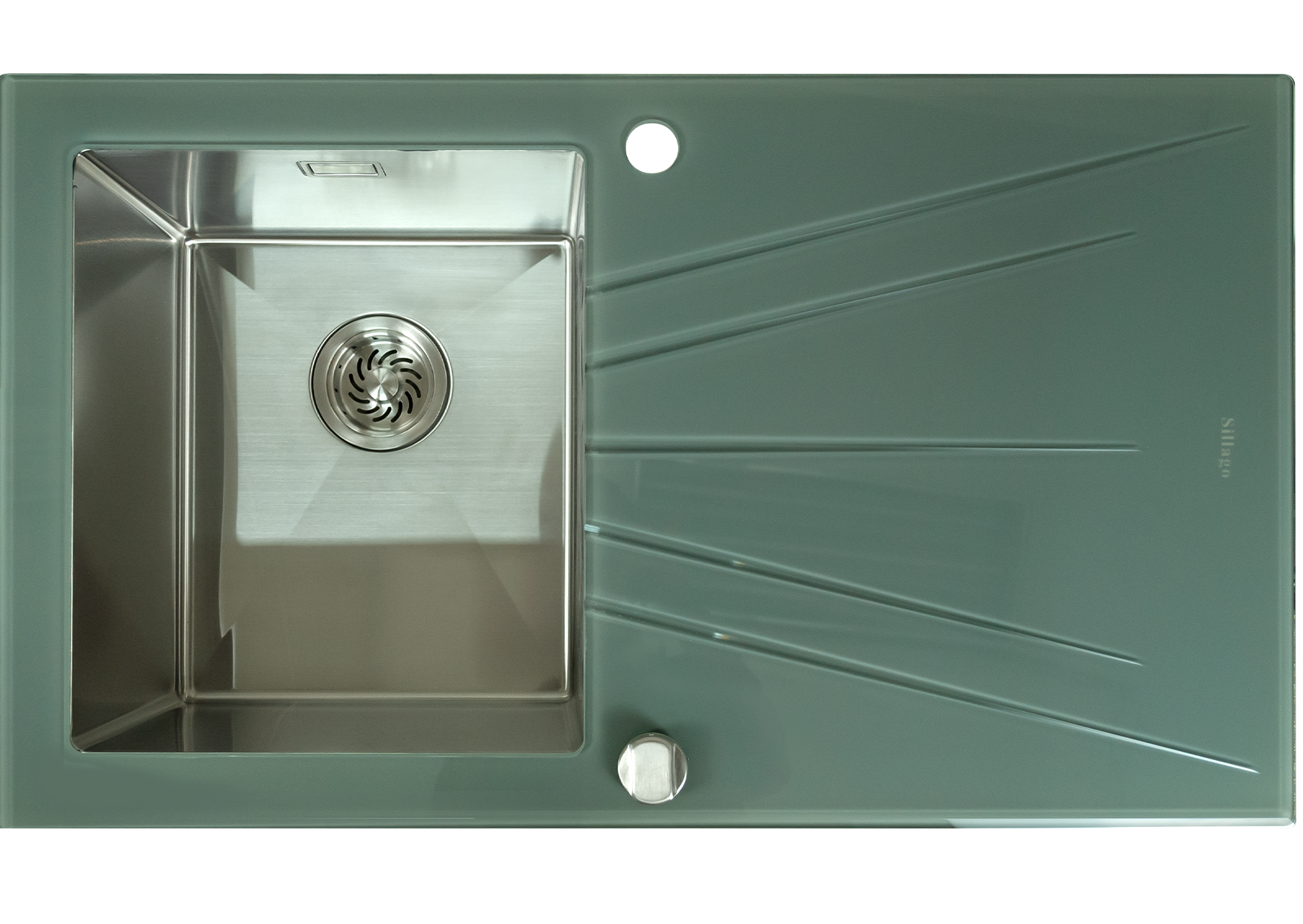 Alva Large Bowl Glass Kitchen Sink