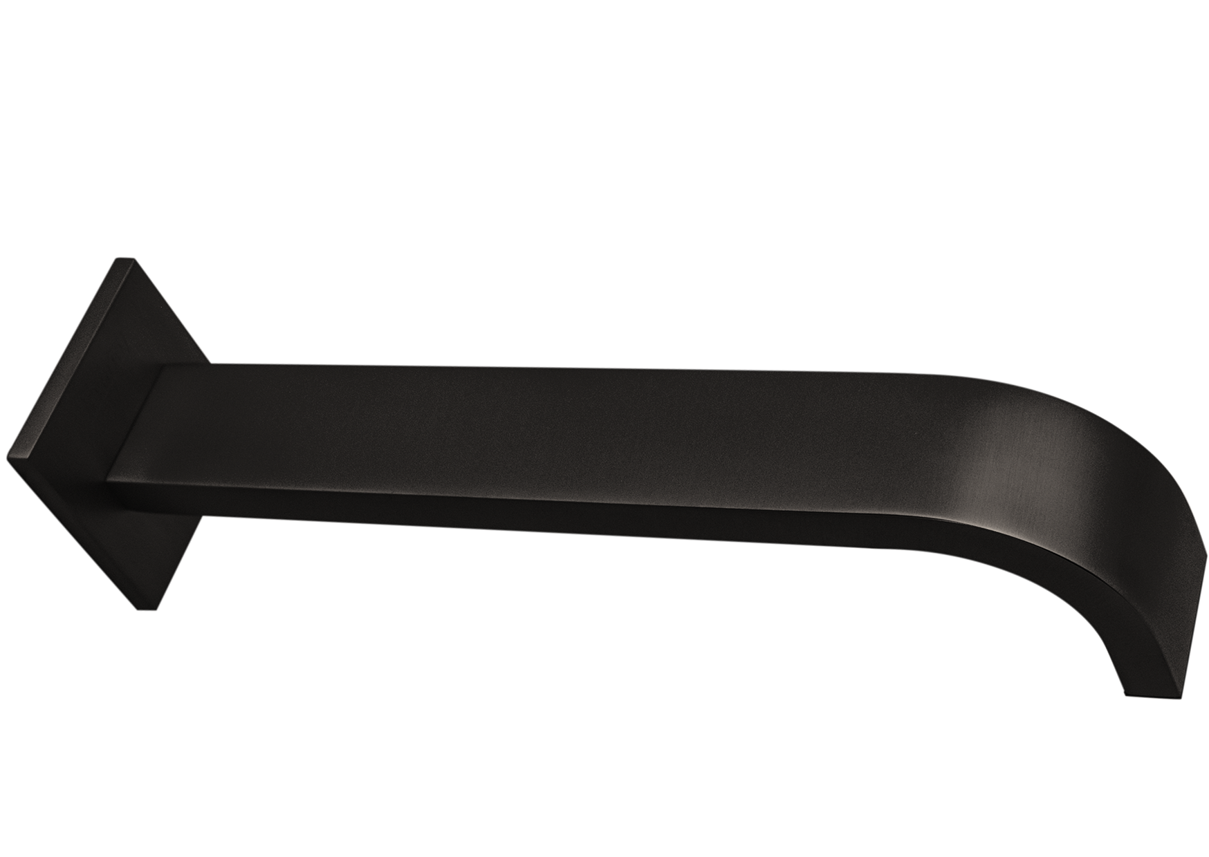 Devario Wall Spout Curved 30*15*185mm Brass