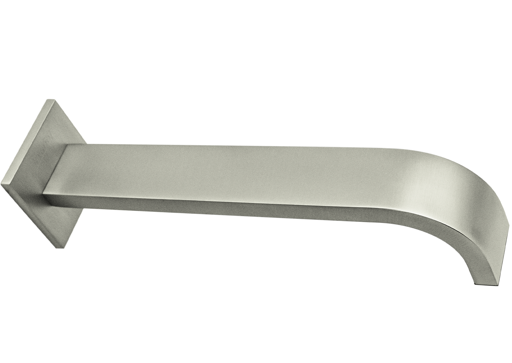 Devario Wall Spout Curved 30*15*185mm Brass