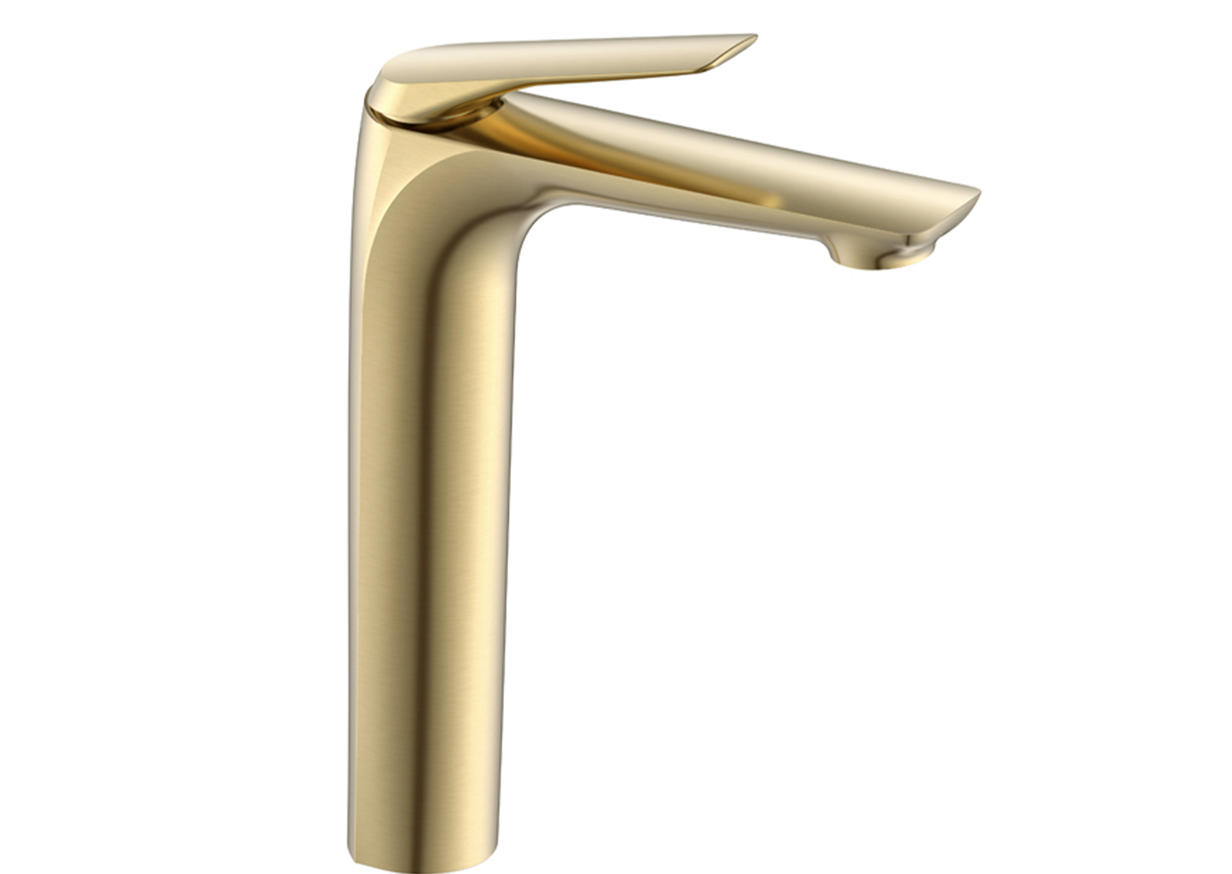Fabro Basin Mixer Brass - Tall