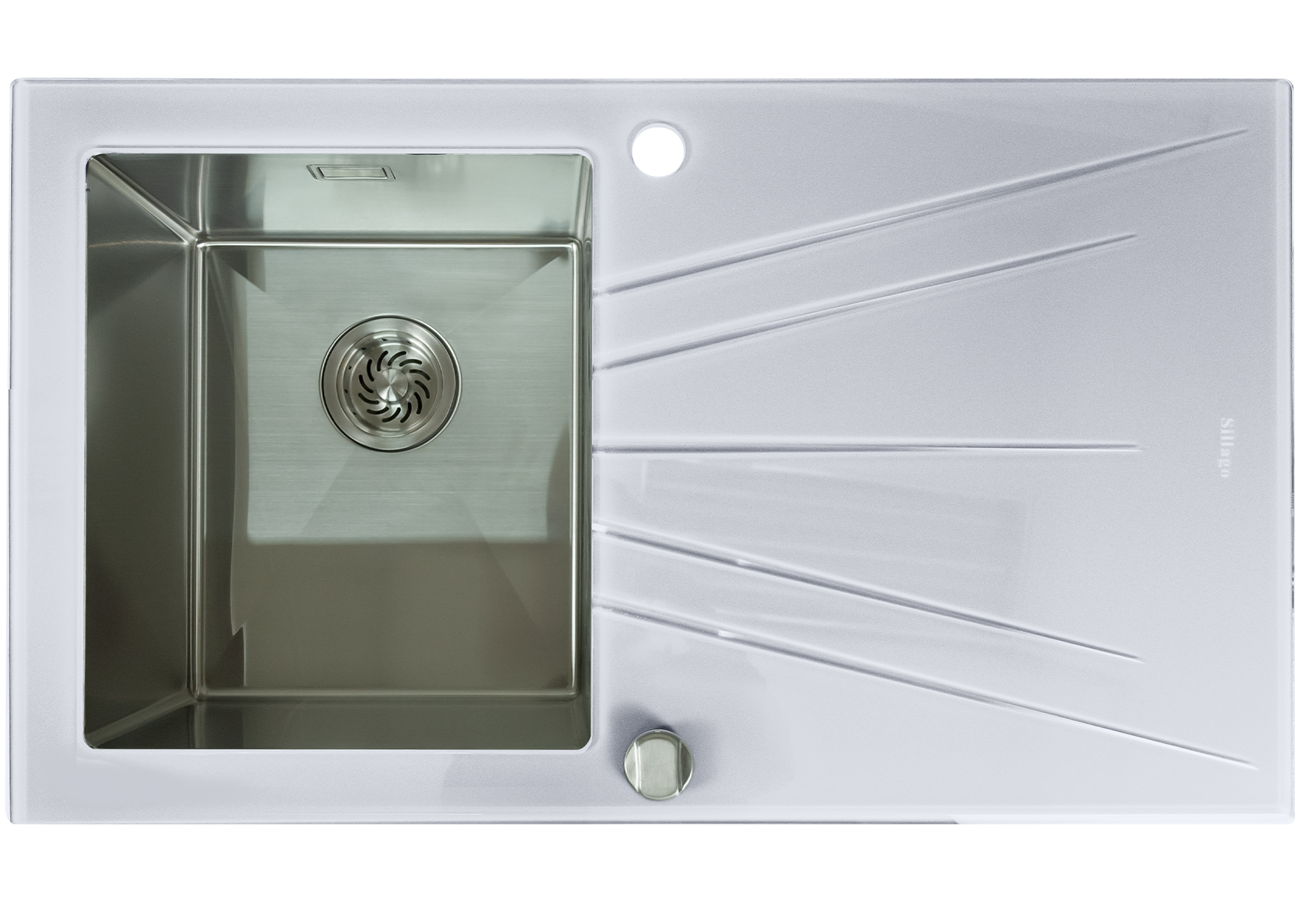 Alva Large Bowl Glass Kitchen Sink