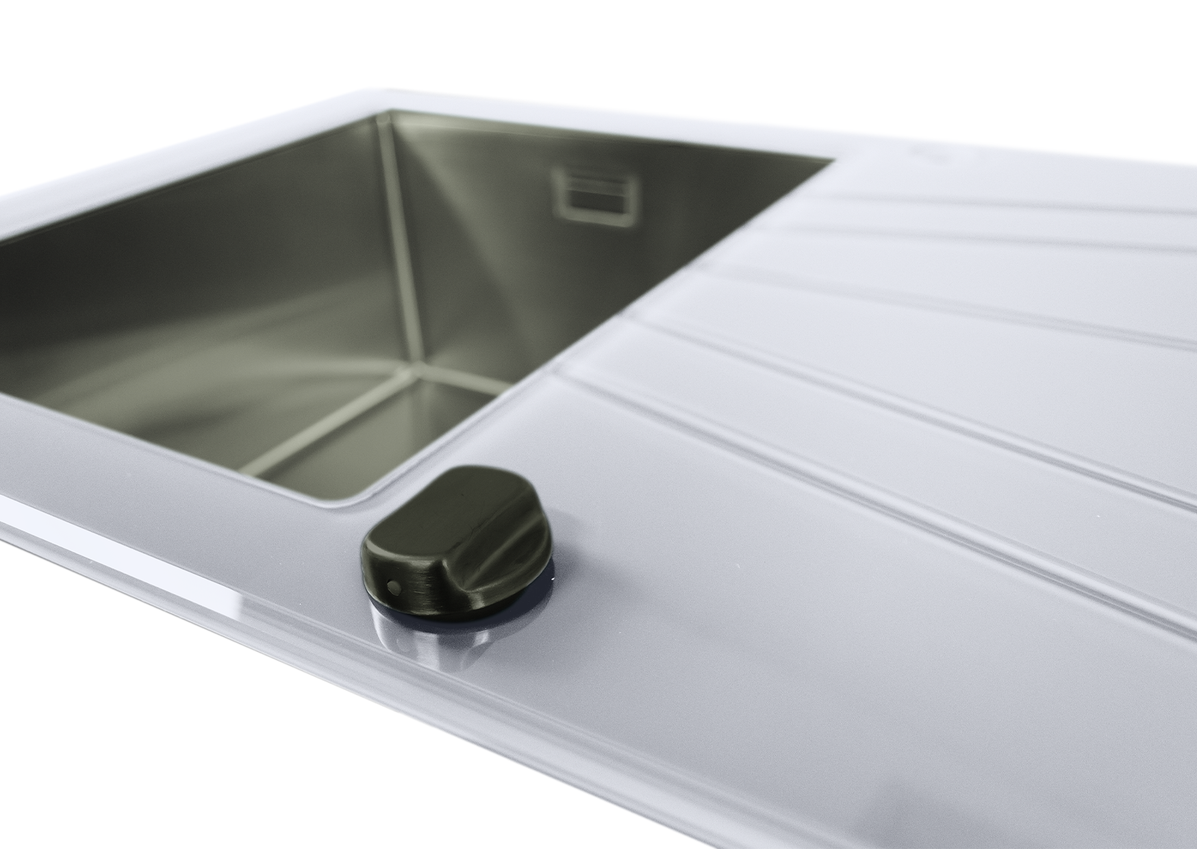 Alva Large Bowl Glass Kitchen Sink