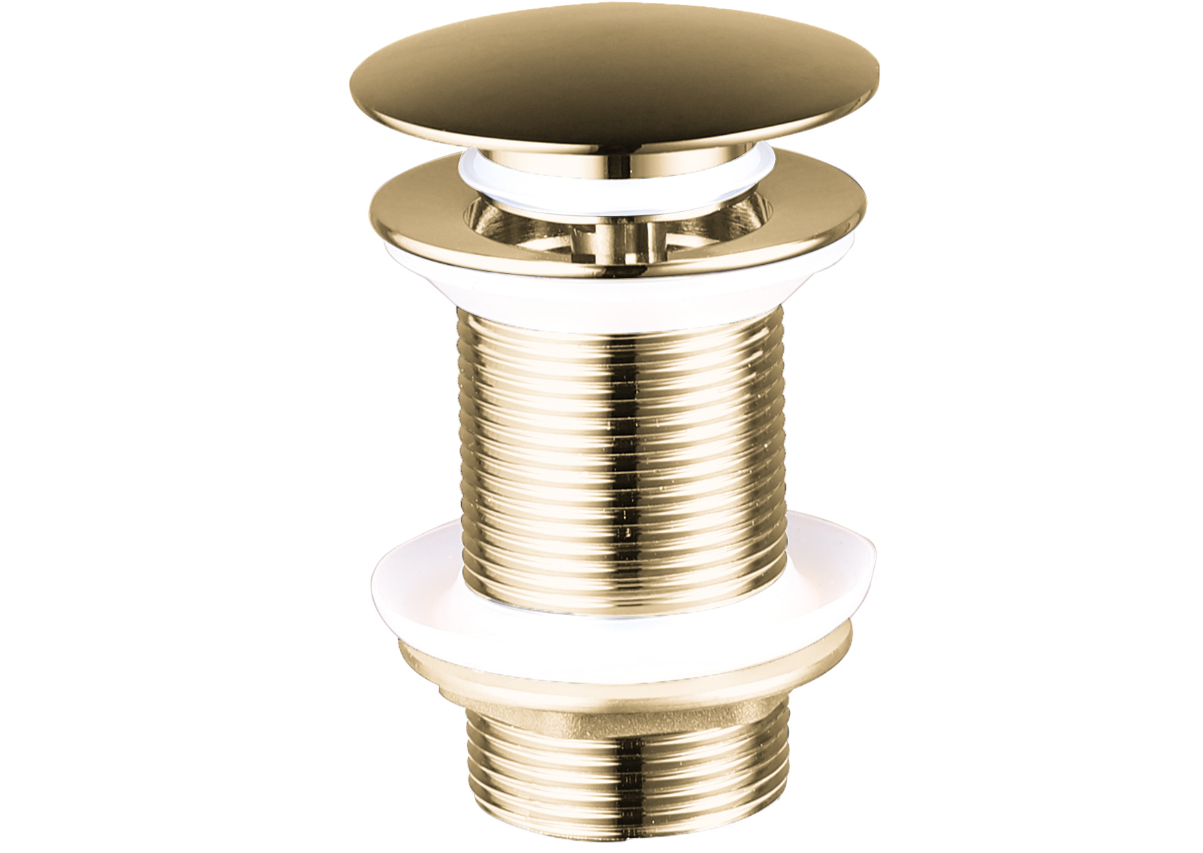 Devario Premio Basin Waste Round Pop Up 32mm Brass (Without Overflow)