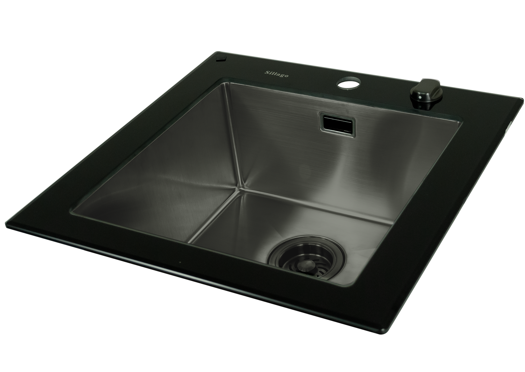 Quinn Large Bowl Glass Kitchen Sink
