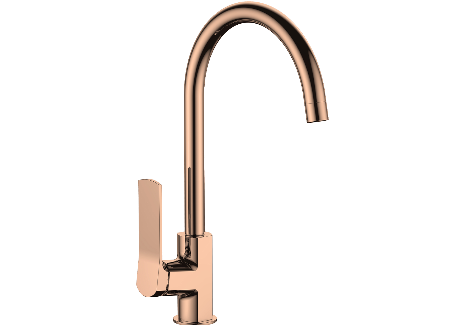 Verona Kitchen Mixer Deck Brass