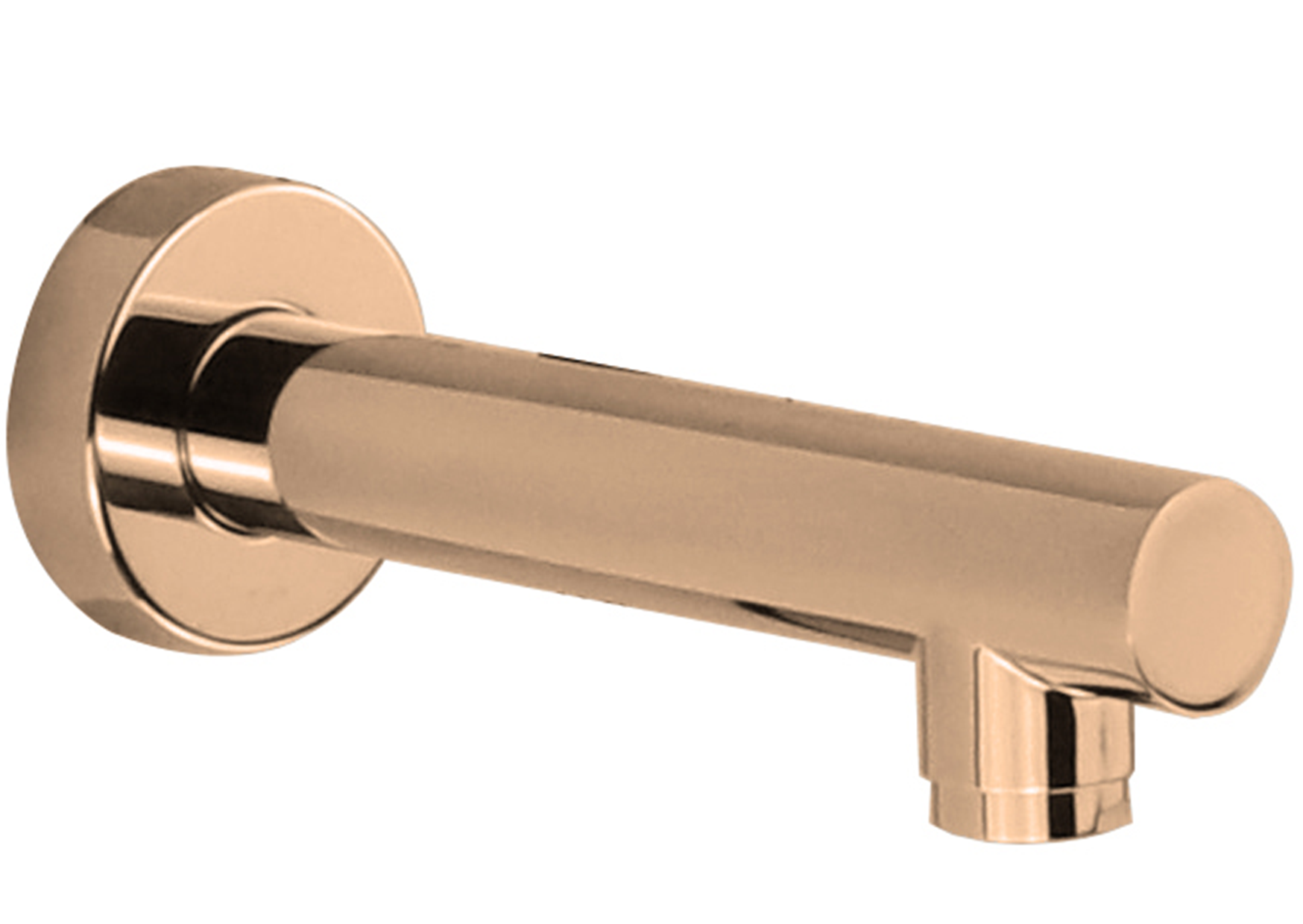 Devario Spout Round Brass 180mm