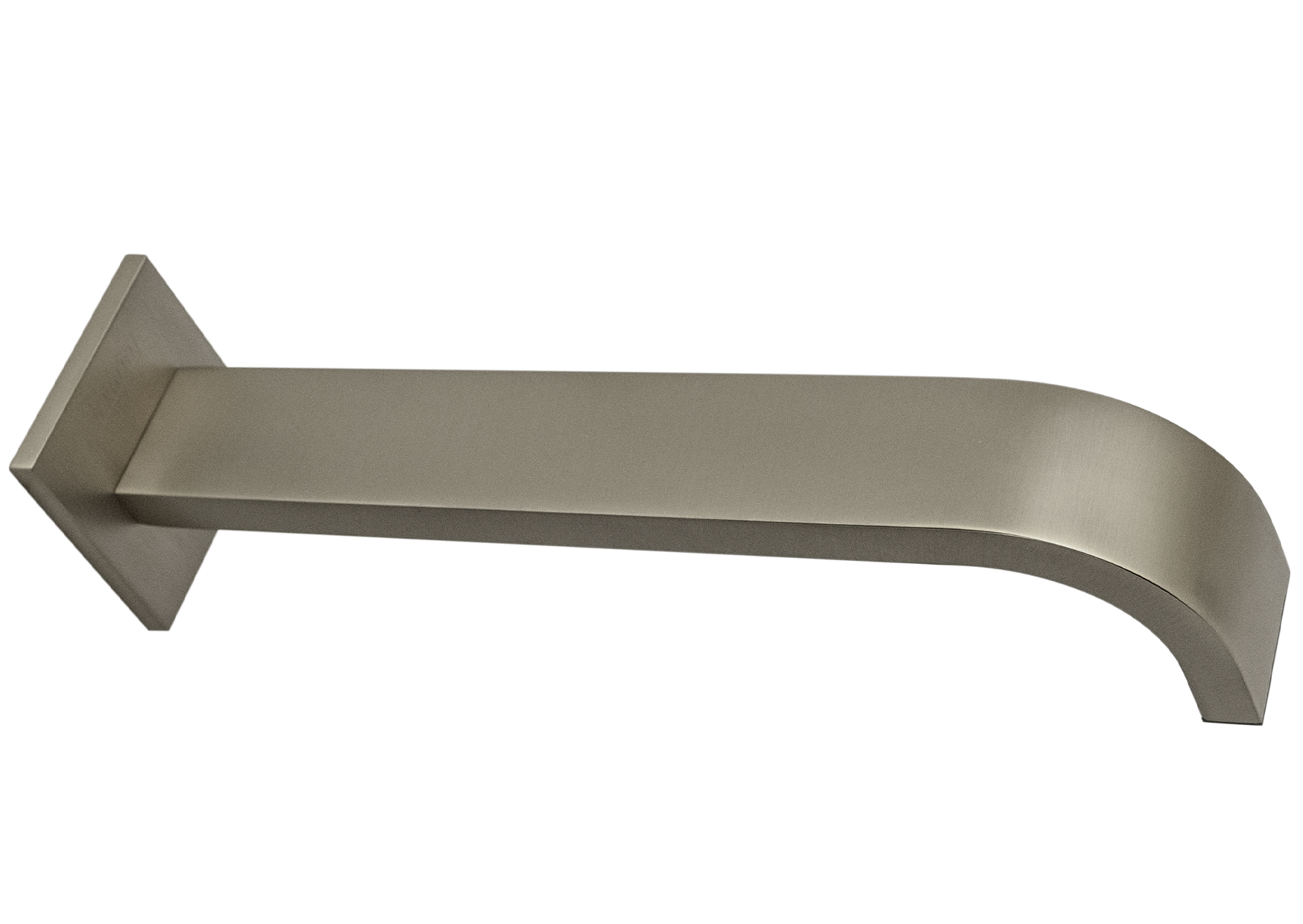 Devario Wall Spout Curved 30*15*185mm Brass