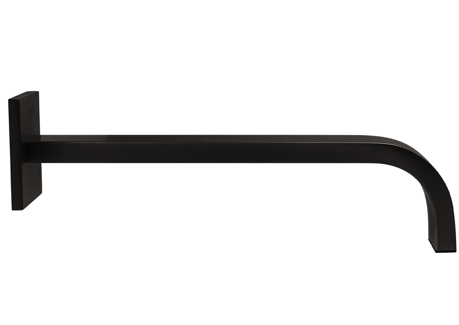 Devario Wall Spout Curved 30*15*185mm Brass