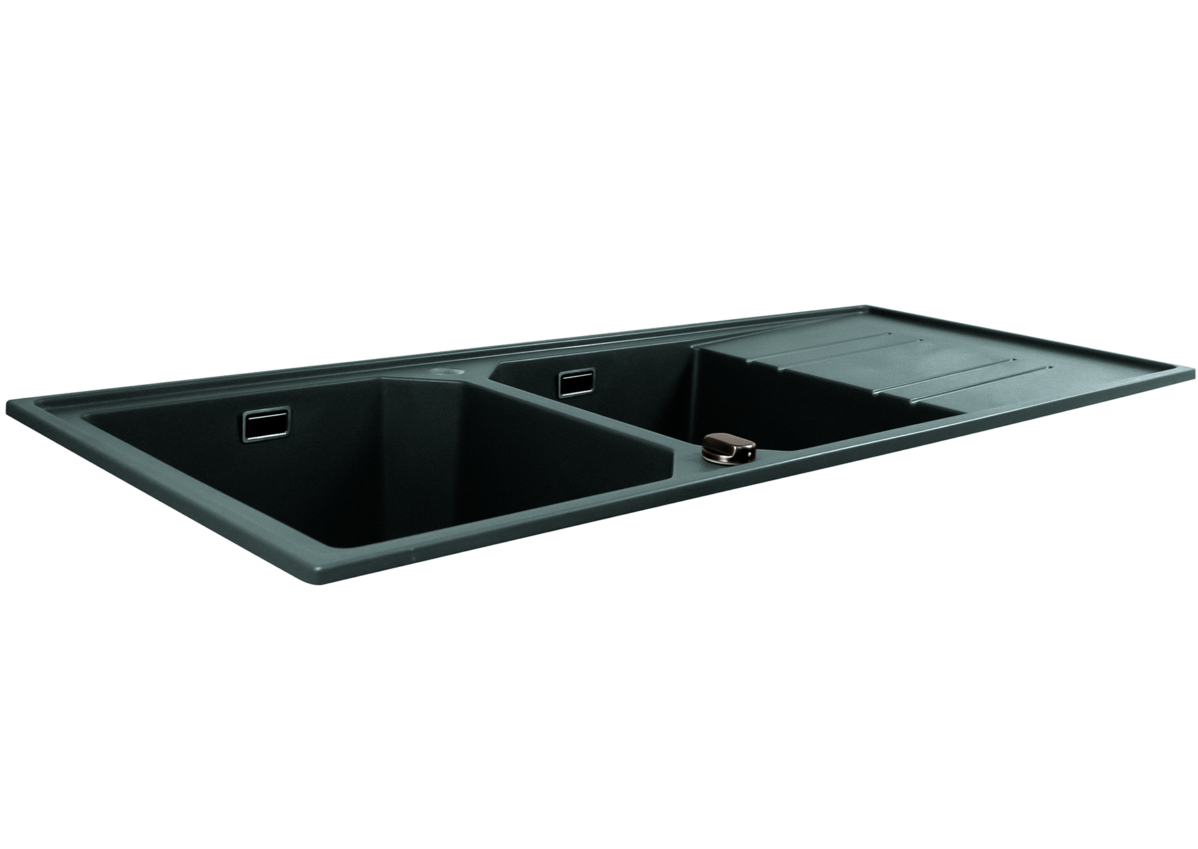 Mahina Double Bowl Quartz Kitchen Sink