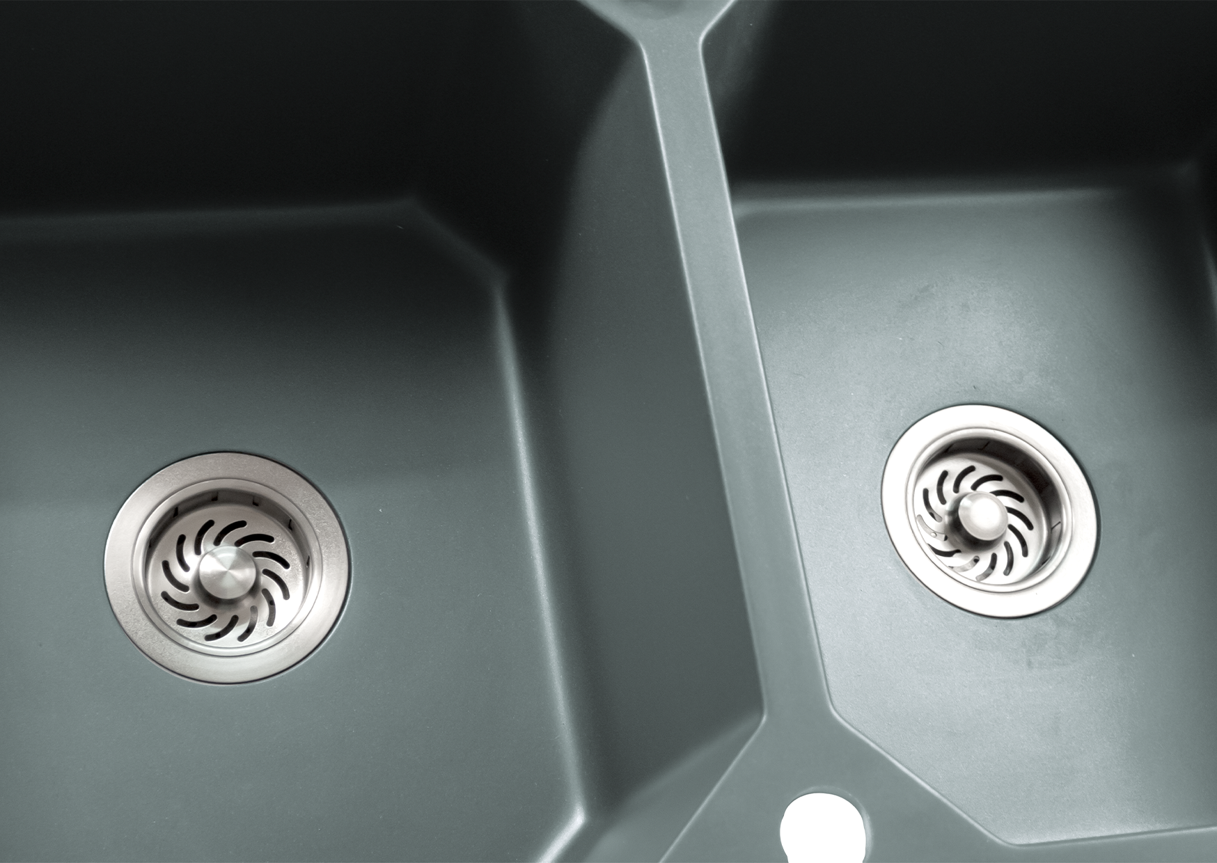 Mahina Double Bowl Quartz Kitchen Sink