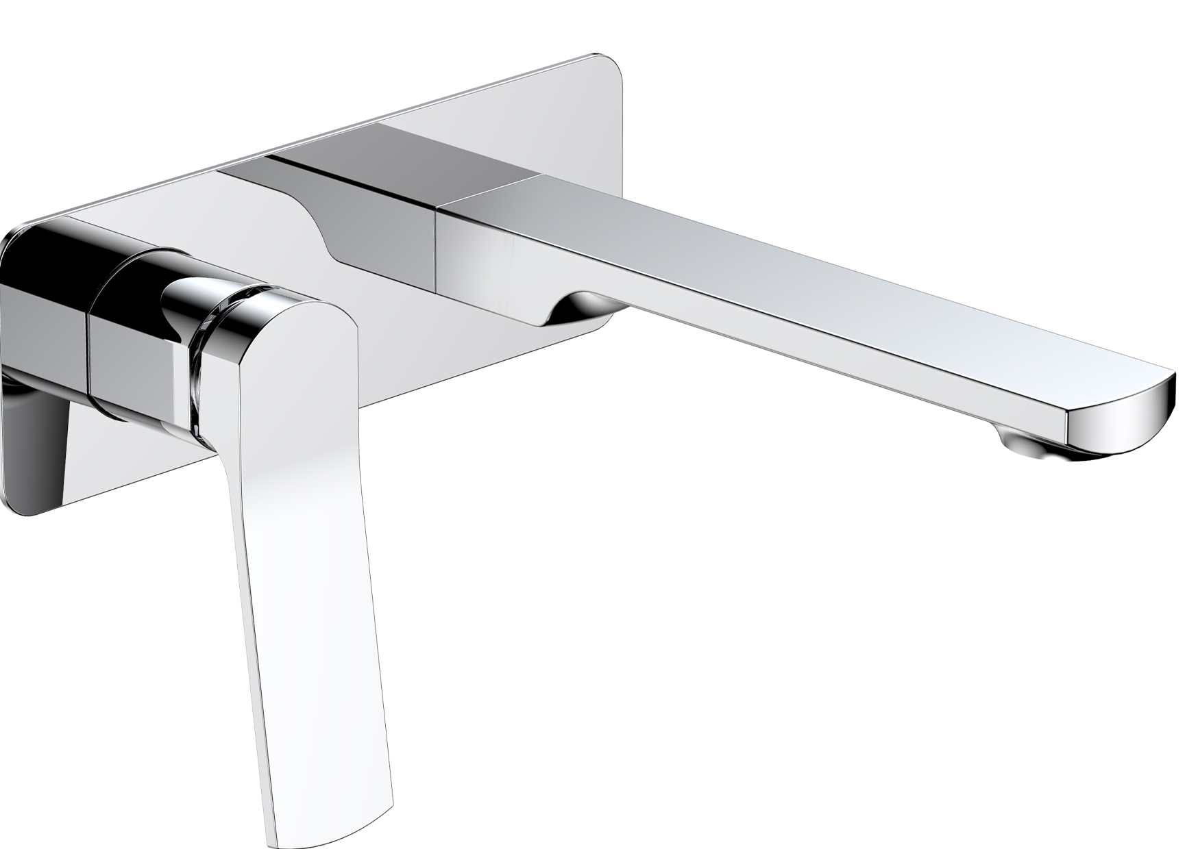 Verona Wall Basin Mixer With Spout Premio