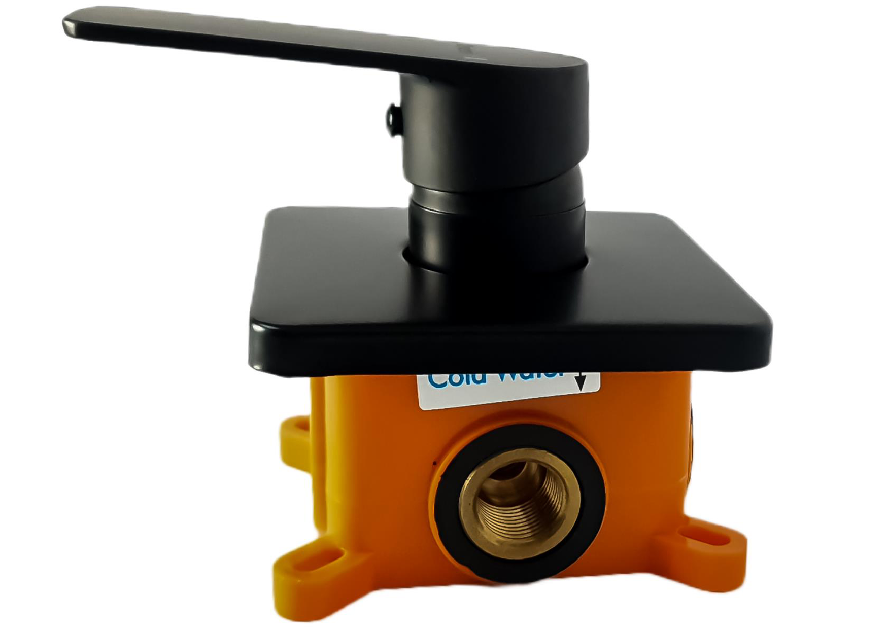 Devario Nerea Brass Shower Mixer - Black